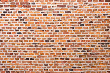 Background of old brick wall pattern texture.