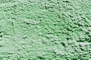 Stucco green wall background or texture