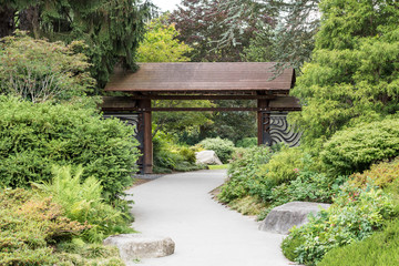 Gate in a Japanese Garden