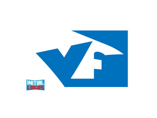 VF Initial Logo for your startup venture