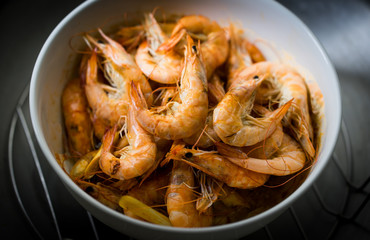 steam shrimp