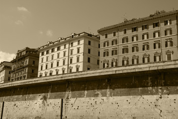 Fototapeta na wymiar Rome,Italy,embankment.