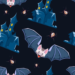 vector illustration of Halloween icons set