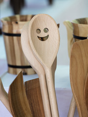 funny wooden spoons