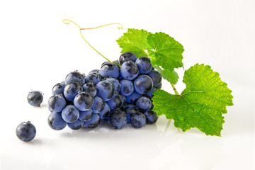 Juicy ripe and delicious grapes