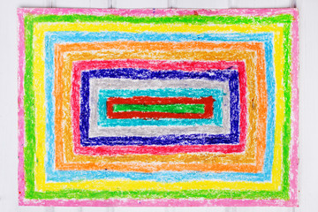 Drawing: colorful rectangles