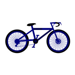 Bike symbol icon on white.