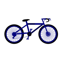 Fototapeta premium Bike symbol icon on white.