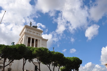 Obraz premium Atlar of the Fatherland - Rome, Italy