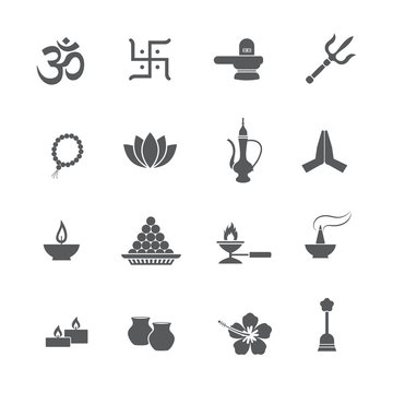 Hindu vector icon