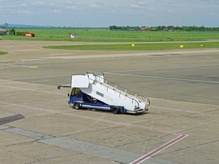 Passenger boarding stairs