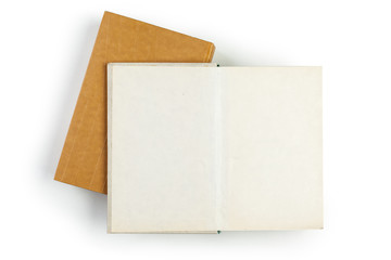 Notebook isolated on white background