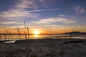 Sunset in Tarifa, Spain.