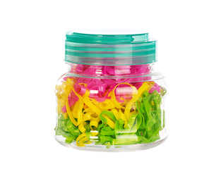 Colorful rubber bands