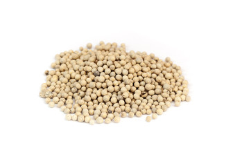White pepper on white background