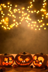 Halloween decor in room