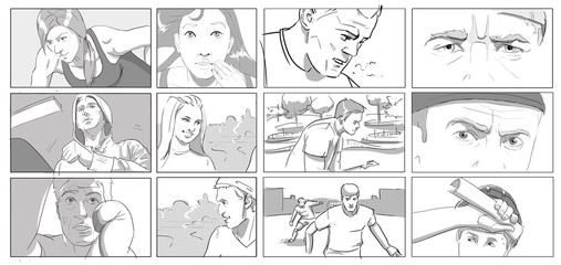 Portraits for storyboards