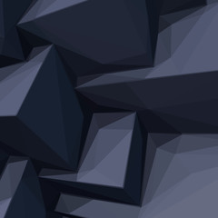 Background with abstract black cubes