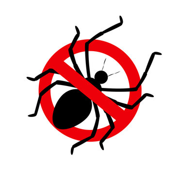 Kill Poisonous Spiders Vector Sign