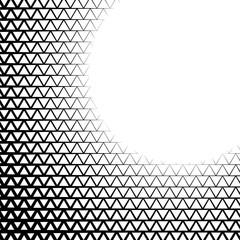 Background with gradient of triangle shaped cells grid