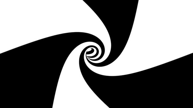 VJ infinite looped spiral striped tunnel video 