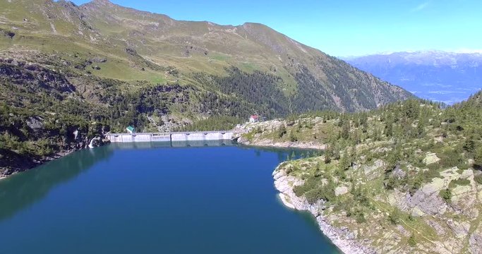 

Aerial 4k - Valgerola - Valtellina (IT) - Vista aerea della Diga di Trona 