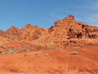 Fototapeta na wymiar Valley of Fire, Nevada (USA)