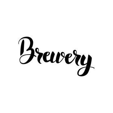 Brewery Lettering