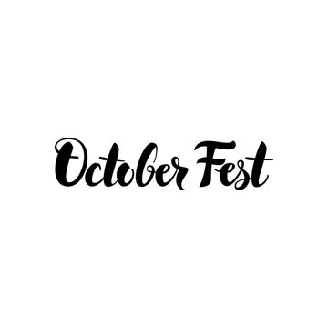 October Fest Lettering