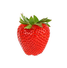 Red berry strawberry isolated on white background