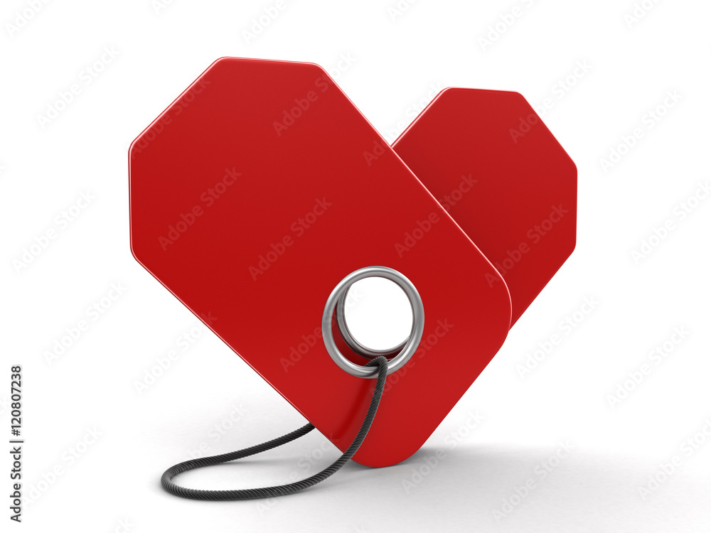 Poster empty label. image with clipping path