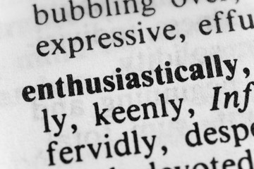 Enthusiastically