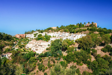 Benahavis In Malaga, Andalusia, Spain. Summer Cityscape. Village