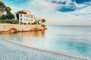 House On The French Riviera In Provence In The South Of France - obrazy, fototapety, plakaty