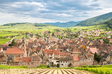 Fototapeta na wymiar Riquewihr Alsace France