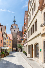 Fototapeta na wymiar Rothenburg ob der Tauber, Franconia, Bavaria, Germany