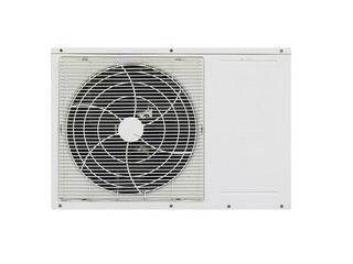 air conditioning compressor isolated on white background