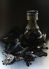 still life in black