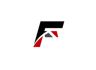Letter F logo. Creative concept icon
