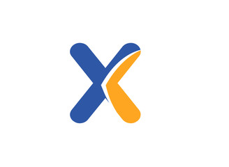 Letter x logo icon design template elements
