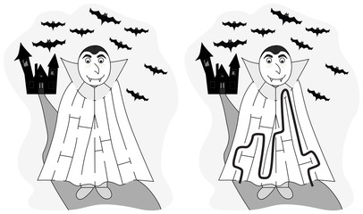 Easy vampire maze