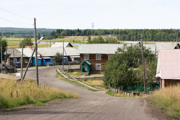 Fototapeta na wymiar Rural landscape at summer