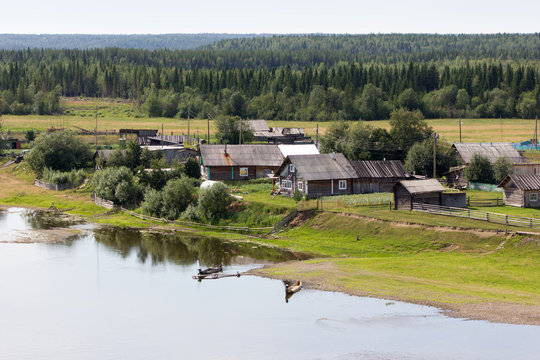 Rural landscape at summer