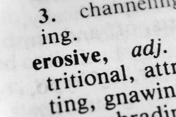 Obraz premium Erosive