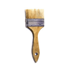 brush paint  isolated on a white background - 120816202