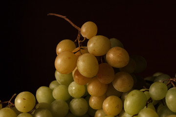 Bunch of grapes/Horizontal close-up of grapes
