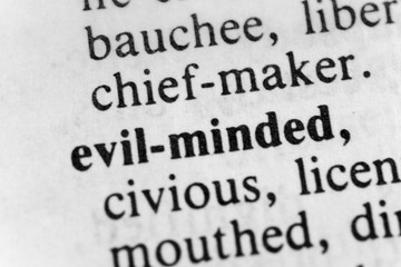 Evil-minded