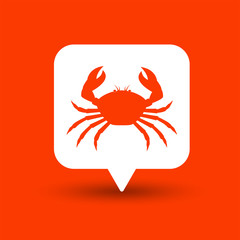 Crab Shape Vector