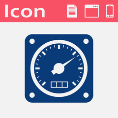 vector icon of gauge