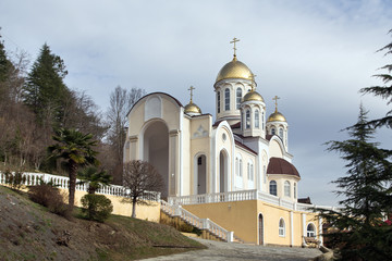 Church of Kazan icon of Our Lady in Dagomys, suburb of Sochi, South Russia